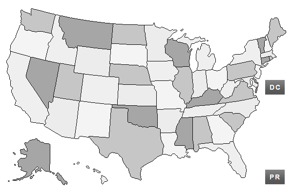 Map of United States